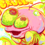 the world is cruel, but so heavenly