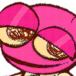 a short gif of pim hitting a cute little pose!