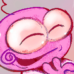 pim with a beautiful smiling and a heart shaped hands!